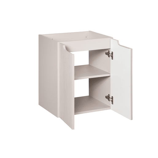 Móvel simples lavatório embutido 50cm 2 portas Riva Caxemira Móvel simples lavatório embutido 50cm 2 portas Riva Caxemira