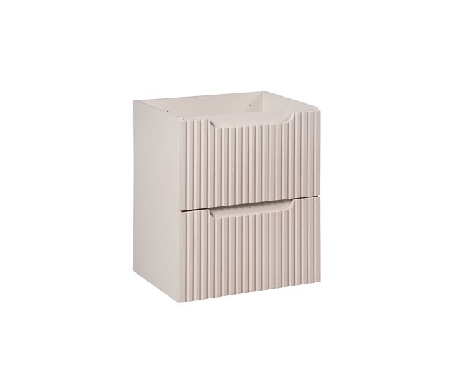 Mueble bajo lavabo 50cm 2 cajones riva cachemira
