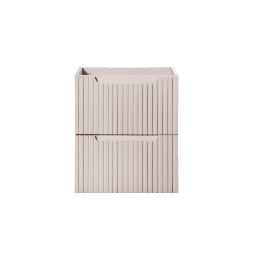 Móvel de lavatório 50cm 2 gavetas Riva Caxemira