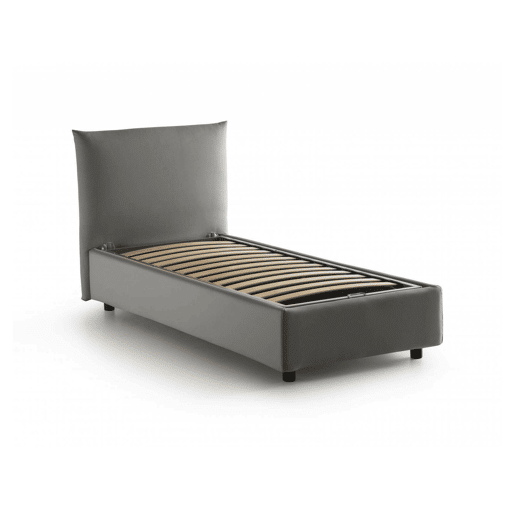 Cama de solteiro de tecido
