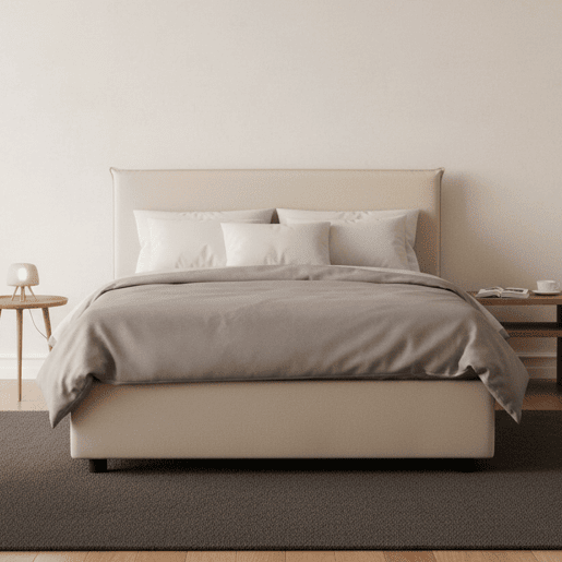 Cama quadrada e meia de tecido Cama quadrada e meia de tecido