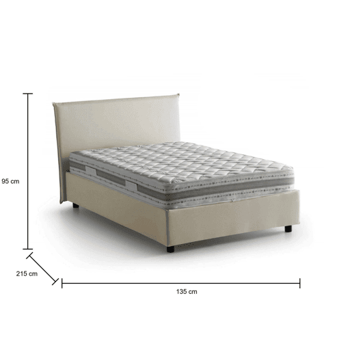 Cama quadrada e meia de tecido Cama quadrada e meia de tecido