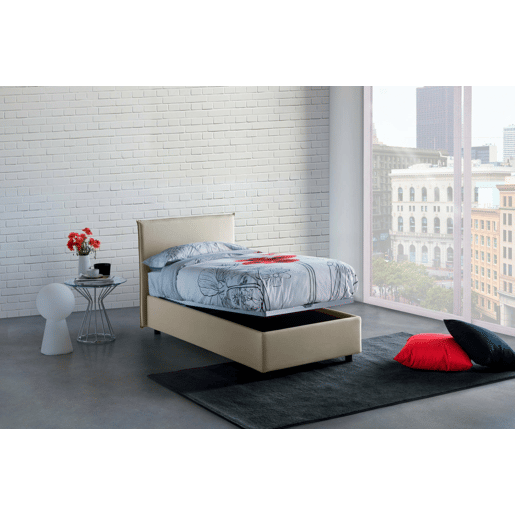 Cama de solteiro de tecido
