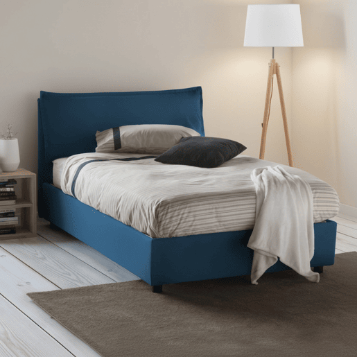 Cama quadrada e meia de tecido