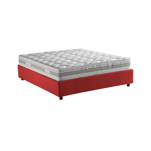 Cama quadrada e meia de tecido