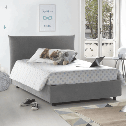 Cama quadrada e meia de tecido