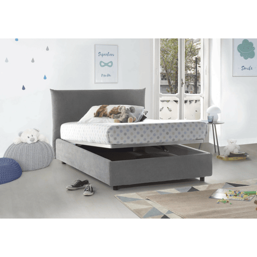 Cama quadrada e meia de tecido