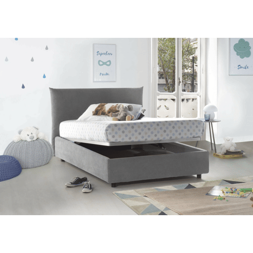 Cama quadrada e meia de tecido
