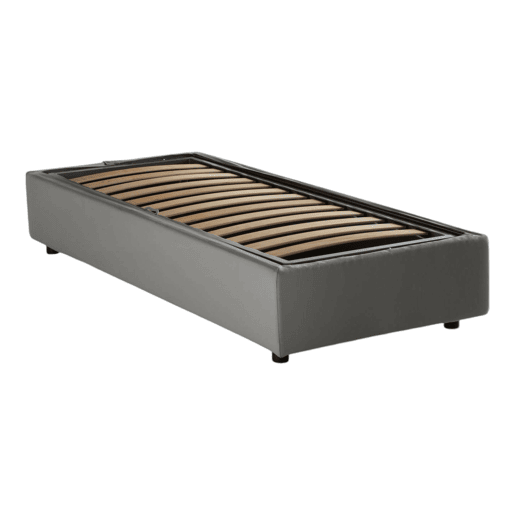 Cama de solteiro de tecido