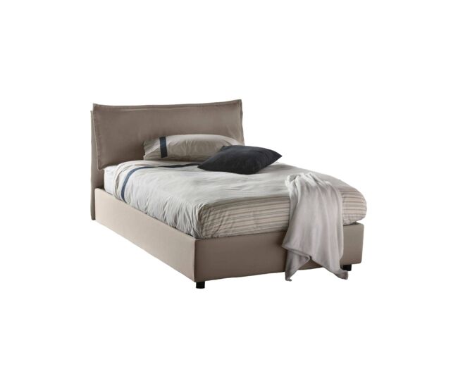 Cama quadrada e meia de tecido