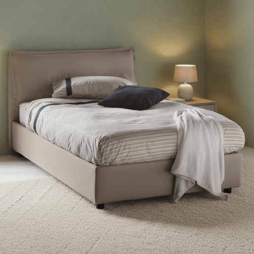 Cama quadrada e meia de tecido