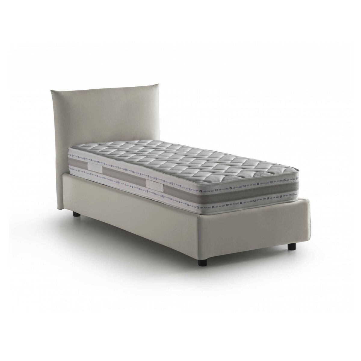 Cama de solteiro de tecido