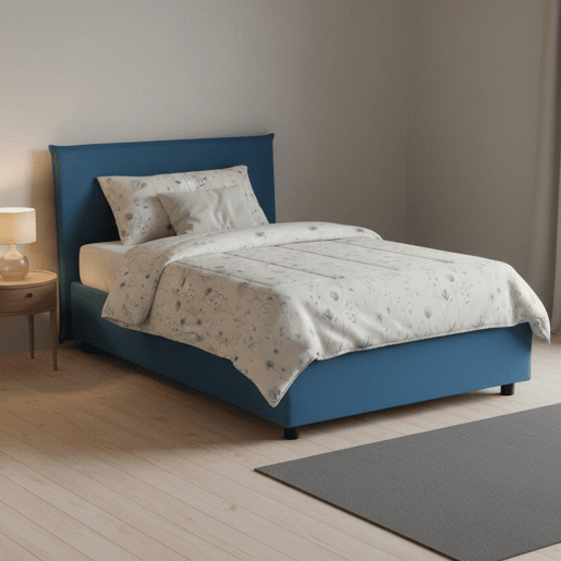 Cama quadrada e meia de tecido Cama quadrada e meia de tecido