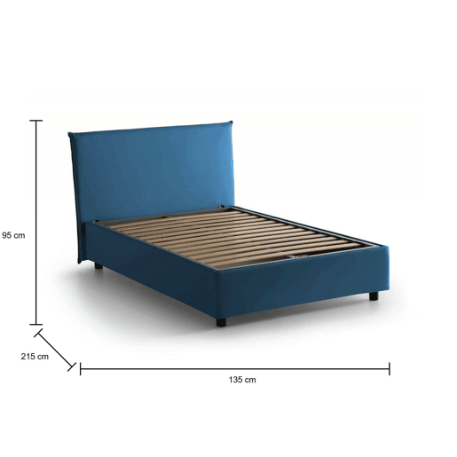 Cama quadrada e meia de tecido Cama quadrada e meia de tecido