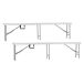 Pack 2 Bancos Plegables Catering Thinia Home Pack 2 Bancos Plegables Catering Thinia Home Blanco