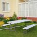 Pack 2 Bancos Plegables Catering Thinia Home Pack 2 Bancos Plegables Catering Thinia Home Blanco