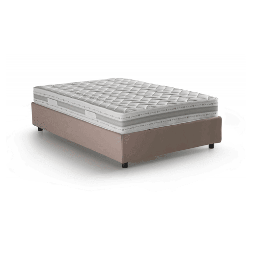 Cama quadrada e meia de tecido