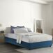 Cama quadrada e meia de tecido 135x215 Cama quadrada e meia de tecido 135x215 Azul