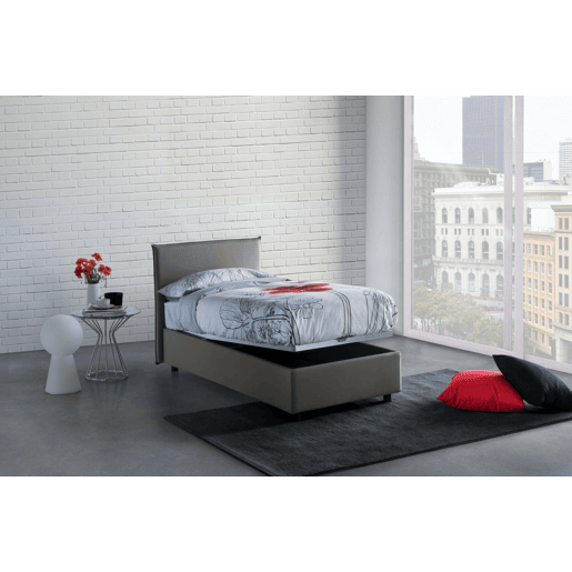 Cama de solteiro de tecido