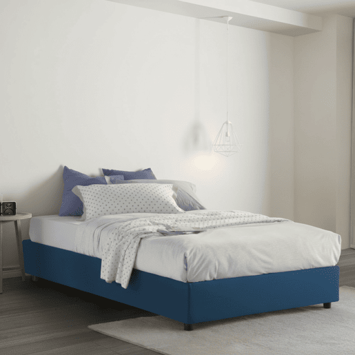 Cama quadrada e meia de tecido