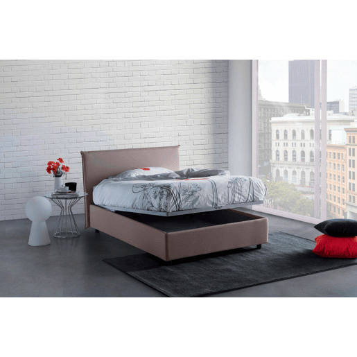 Cama quadrada e meia de tecido