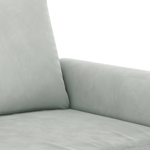 vidaXL Poltrona 60 cm veludo cinzento-claro vidaXL Poltrona 60 cm veludo cinzento-claro