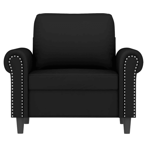 vidaXL Poltrona 60 cm veludo preto vidaXL Poltrona 60 cm veludo preto