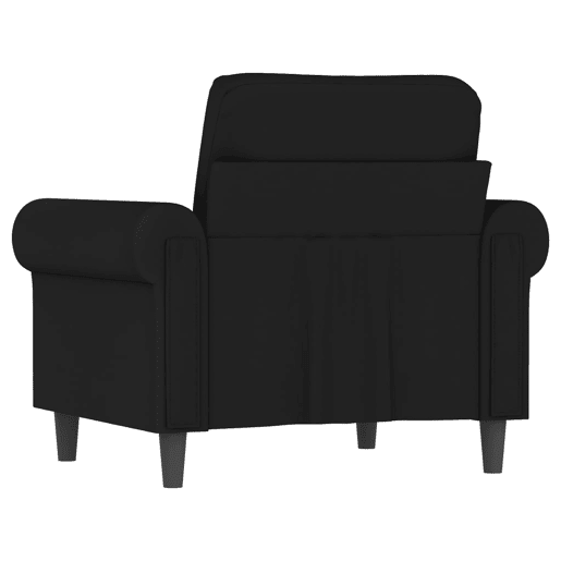 vidaXL Poltrona 60 cm veludo preto vidaXL Poltrona 60 cm veludo preto