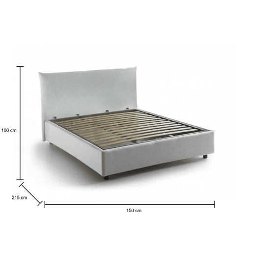 Cama quadrada e meia de tecido Cama quadrada e meia de tecido