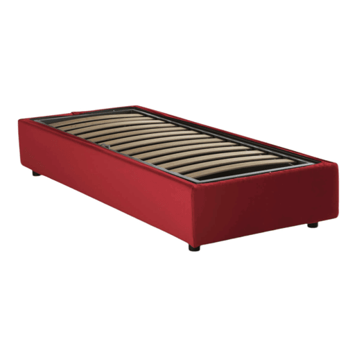 Cama de solteiro de tecido Cama de solteiro de tecido
