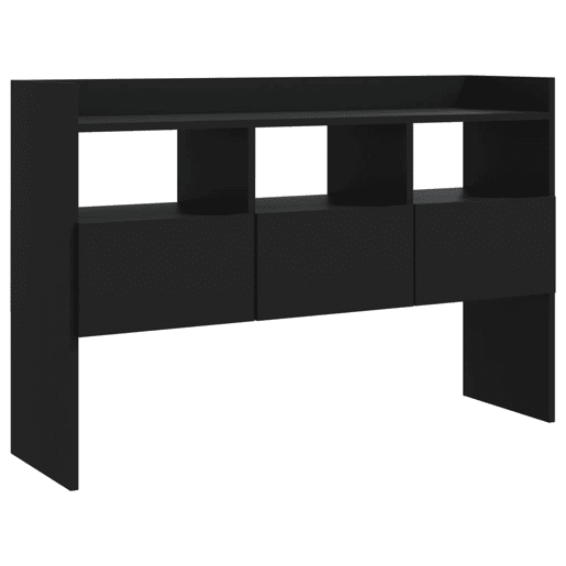 vidaXL Aparador 105x30x70 cm derivados de madeira preto vidaXL Aparador 105x30x70 cm derivados de madeira preto