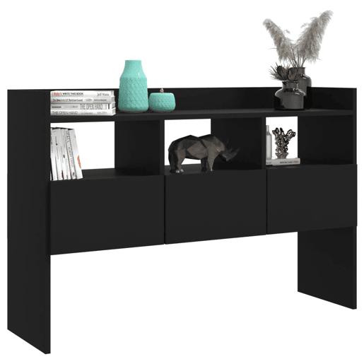 vidaXL Aparador 105x30x70 cm derivados de madeira preto vidaXL Aparador 105x30x70 cm derivados de madeira preto