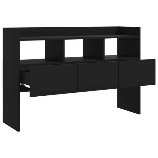 vidaXL Aparador 105x30x70 cm derivados de madeira preto vidaXL Aparador 105x30x70 cm derivados de madeira preto