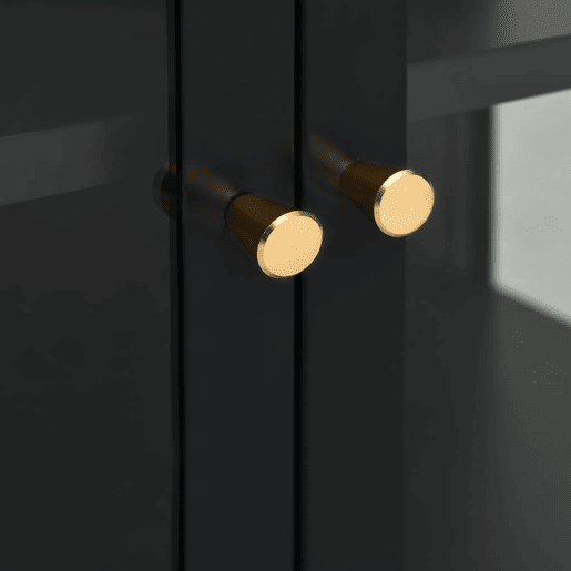 vidaXL Aparador 70x35x70 cm vidro e aço preto vidaXL Aparador 70x35x70 cm vidro e aço preto