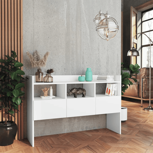 vidaXL Aparador 105x30x70 cm derivados de madeira branco