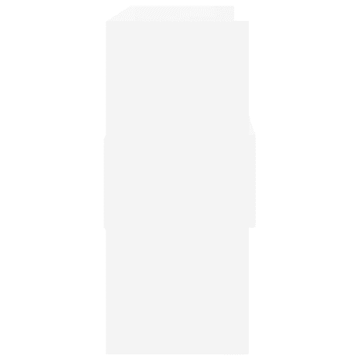 vidaXL Aparador 105x30x70 cm derivados de madeira branco