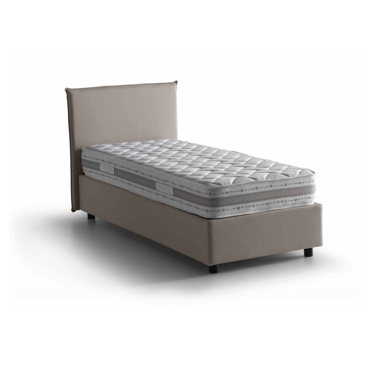 Cama de solteiro de tecido