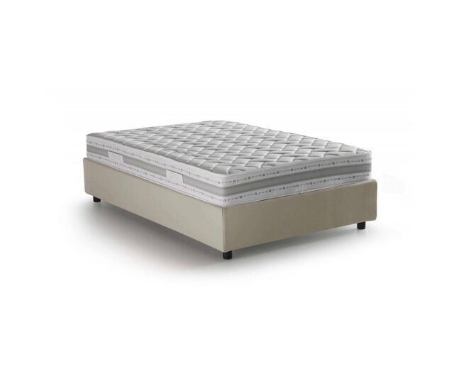 Cama quadrada e meia de tecido