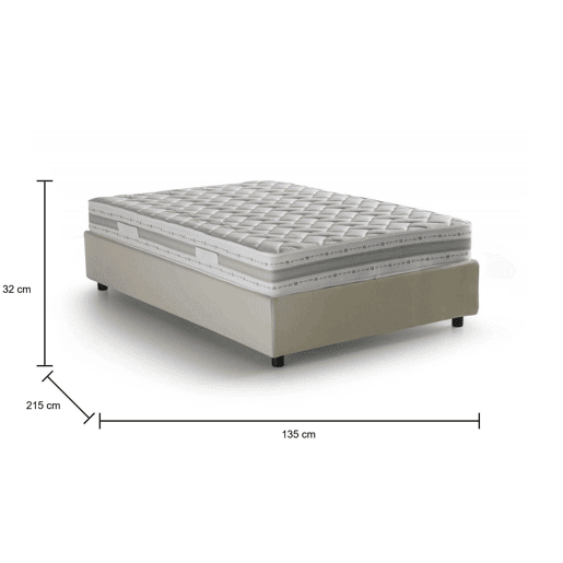 Cama quadrada e meia de tecido Cama quadrada e meia de tecido