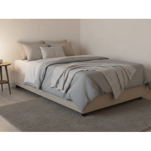 Cama quadrada e meia de tecido Cama quadrada e meia de tecido