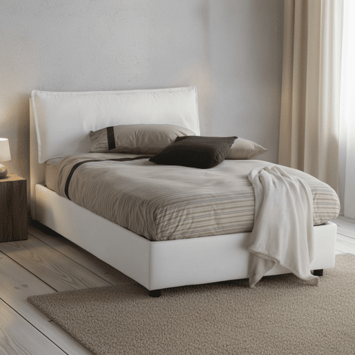 Cama quadrada e meia de tecido Cama quadrada e meia de tecido