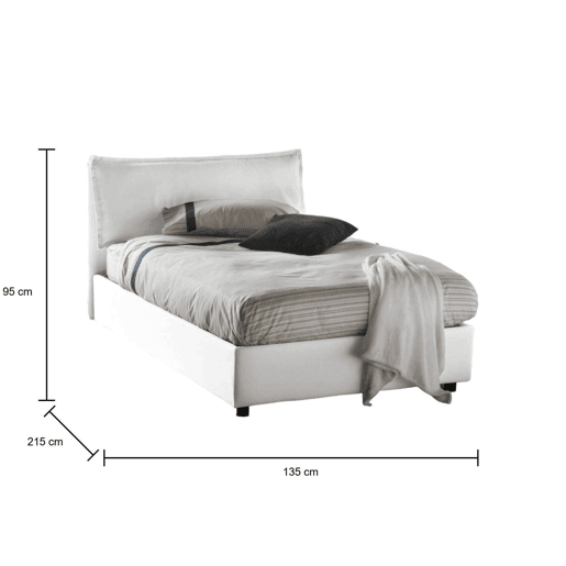 Cama quadrada e meia de tecido Cama quadrada e meia de tecido
