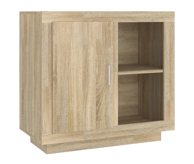 Vidaxl aparador color roble sonoma 80x40x75 cm