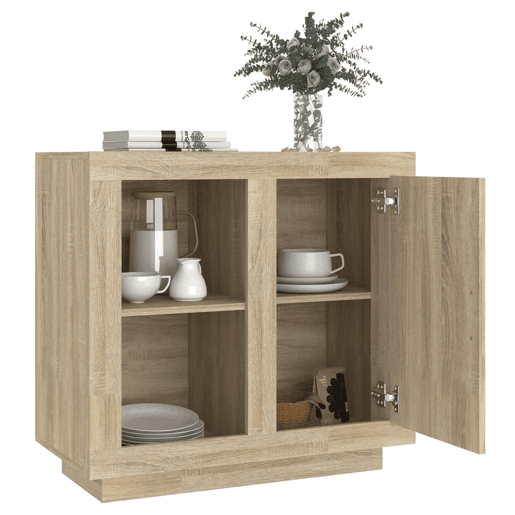 vidaXL Aparador 80x40x75 cm cor carvalho sonoma