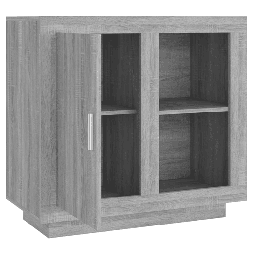 vidaXL Aparador 80x40x75 cm cinzento sonoma