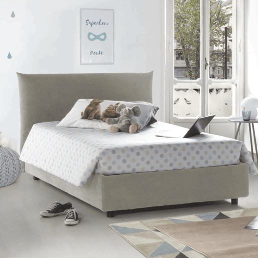 Cama quadrada e meia de tecido