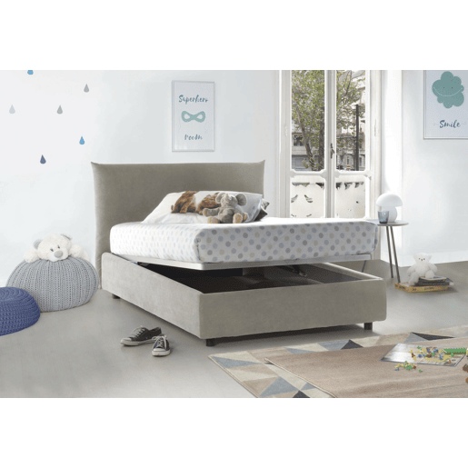 Cama quadrada e meia de tecido
