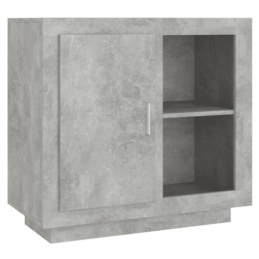 vidaXL Aparador 80x40x75 cm cinza cimento vidaXL Aparador 80x40x75 cm cinza cimento