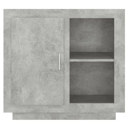 vidaXL Aparador 80x40x75 cm cinza cimento vidaXL Aparador 80x40x75 cm cinza cimento