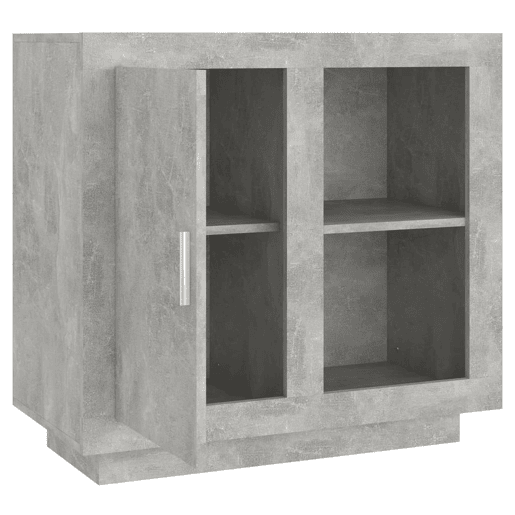 vidaXL Aparador 80x40x75 cm cinza cimento vidaXL Aparador 80x40x75 cm cinza cimento